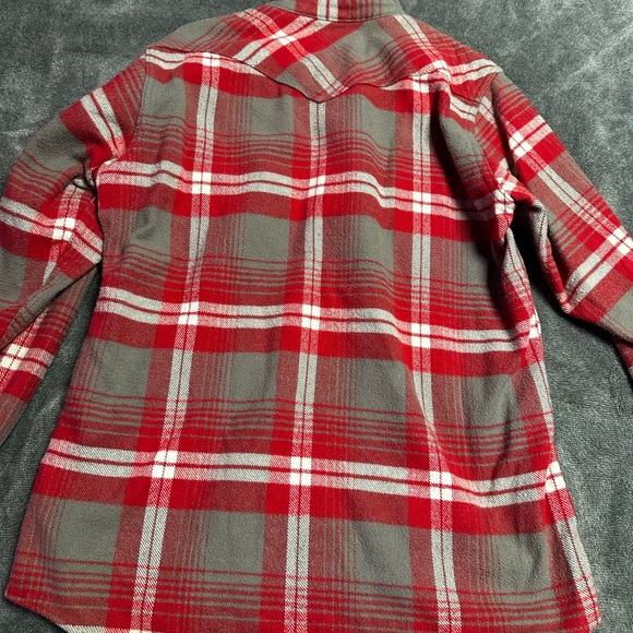 Ironheart Western Shirt Medium gray/red/white - Picture 3 of 3